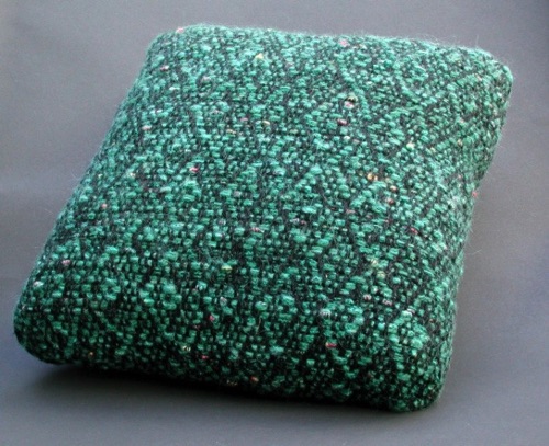 8 Harness  16 inch pillow in turquoise
